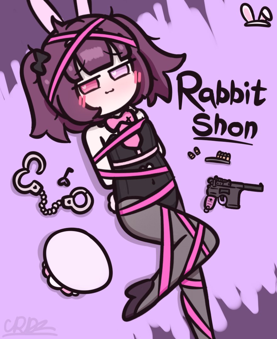 CordiesD1e's tweet photo. I'm late for the bunny day but I am not missing out on the opportunity to draw Shondo in a bunny suit #sliceofshadow https://t.co/xOxgOqPuhX