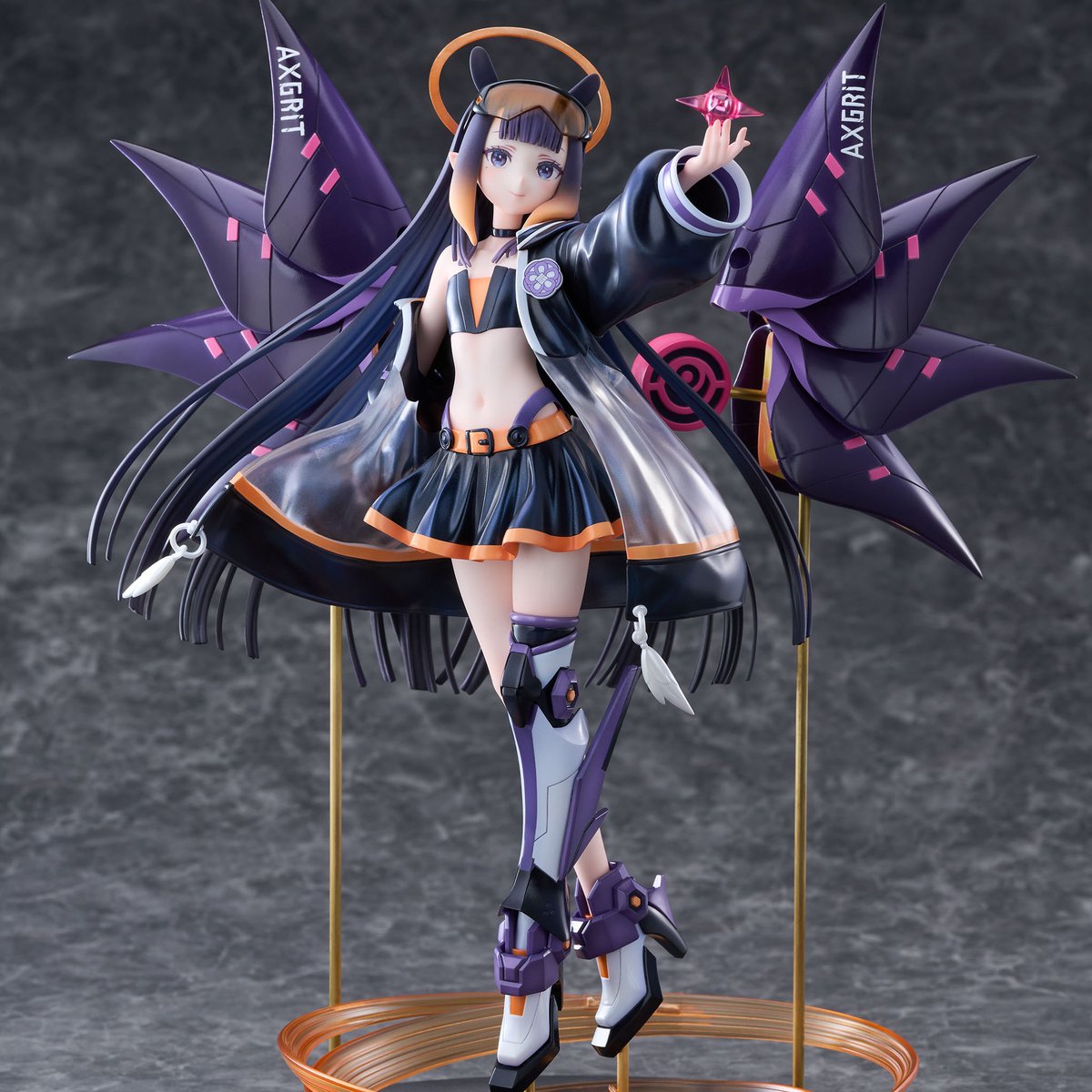 designcoco_t's tweet photo. ／
「AXGRIT」プロジェクト第5弾！
＼
ホロライブEnglish -Myth-より、『 一伊那尓栖』が「AXGRIT」オリジナル衣装で1/7スケールフィギュア化！

☆完全受注生産☆
予約締切：11/5
詳細は画像をタップしてご覧ください👇