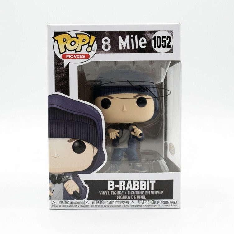 StarfindQuest's tweet photo. Signed B-Rabbit (Eminem) 8 Mile Funko Pop Movies #1052 – Marshall Mathers Autograph https://t.co/WaQ5eGOSQi