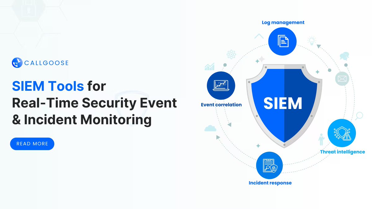 CallgooseSQIBS's tweet photo. ๐ก๏ธA firewall can block attacks. A SIEM helps you detect the ones that get through.
Read More ๐ https://t.co/IPGRsZreQx
#CallgooseSQIBS #SIEM #CyberSecurity #SecurityOperations #SOC #IncidentResponse #SecurityMonitoring #ThreatDetection #SecurityAutomation #ITAutomation #Devops https://t.co/bF1Z1pFYj2