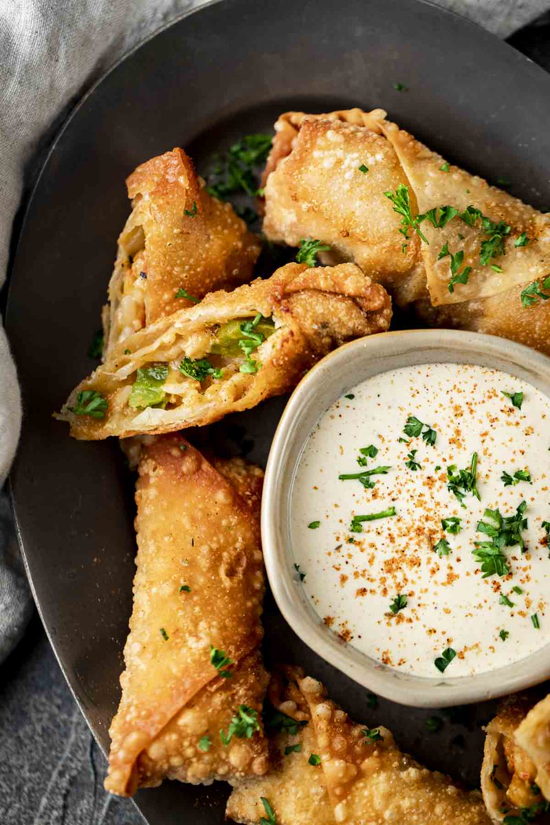 wenthere8this's tweet photo. Crispy, cheesy, and packed with bold Cajun flavor! These Crispy Cajun Crawfish Egg Rolls are the perfect appetizer for game day or any gathering.

Get the recipe: https://t.co/erOphhxbFO

#CajunFood #Crawfish #EggRolls #Appetizer #WentHere8This https://t.co/jMZC9cJL31