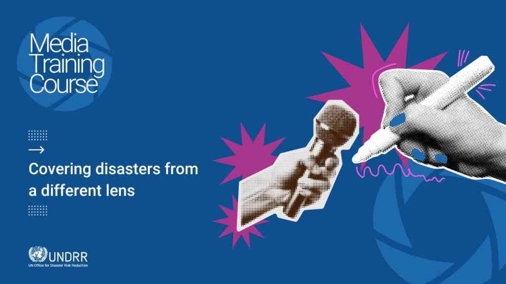 NDMAmv's tweet photo. Strengthen your skills in responsible and impactful disaster reporting with the online course

 “Covering Disasters from a Different Lens.”

The self-paced course features 10 interactive modules and a game, covering disaster risk, responsible reporting, early warning communication and inclusive, solutions-oriented storytelling. A Certificate of Completion is provided upon successful successful completion.

🔗 Join the course on SparkBlue (Link below)

https://t.co/Nzl1gKCE3j