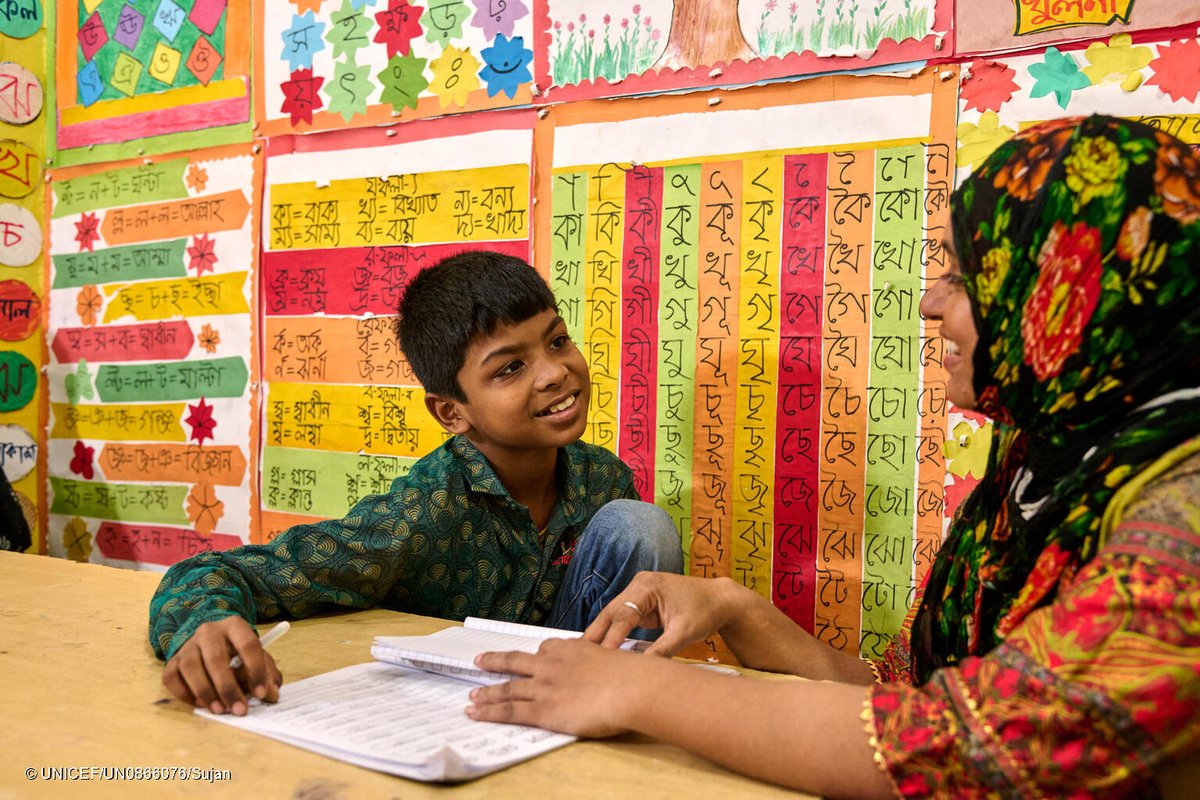 UNICEFBD's tweet photo. Education is a child’s right and our shared responsibility.
Let’s open doors for every child to succeed!
#LetMeLearn https://t.co/0l6kKfsp01