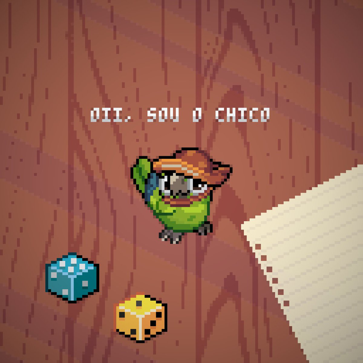 OiiChico's tweet photo. Oii, sou o Chico

Sou pixel artista 🦜

Vou compartilhar artes de temas que gosto, e processos comentados das minhas artes!

Espero que gostem!

#pixelart #parrot #parakeet https://t.co/Zn4Mg7jdVj