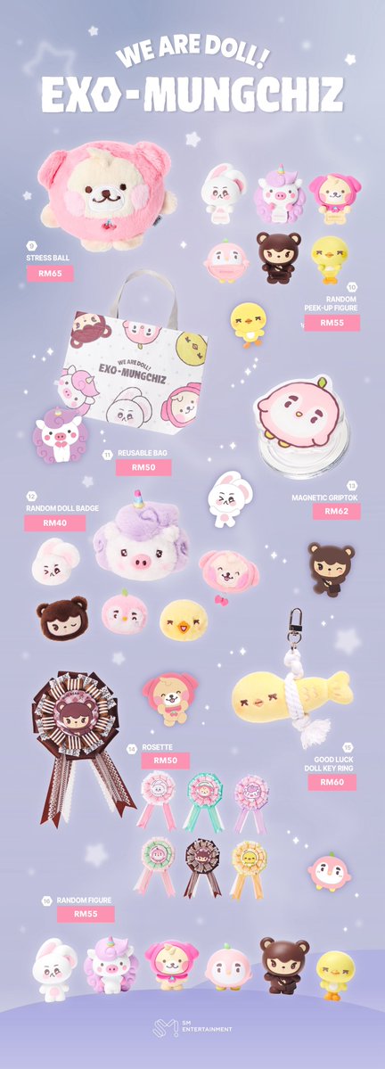 LuckySeven_MY's tweet photo. 🇲🇾MY GO | HELP RT
#EXO : We are DOLL! EXO-MUNGCHIZ

💰 RM40 ~ RM330
🚚 Official Delivery : 27 OCT 2026

📦 Postage (1KG) : RM8 WM / RM16 EM / RM28 SG
📮 DM to order

#pasarexo #pasarexomy @pasar_EXO https://t.co/PbgOa5Lysx