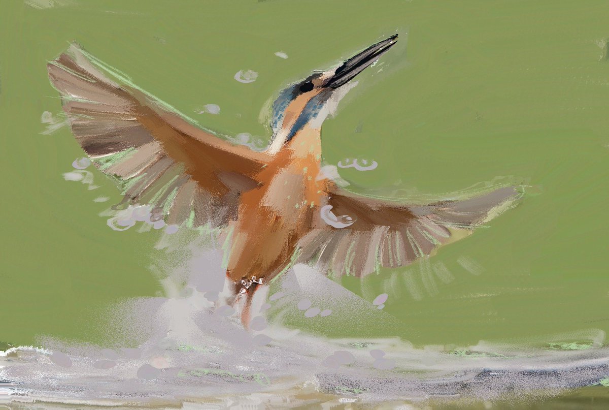 buttercupsayn's tweet photo. done for #HeavyPaint Animal at the Zoo minipaint weekly challenge https://t.co/R9VgigkMMA