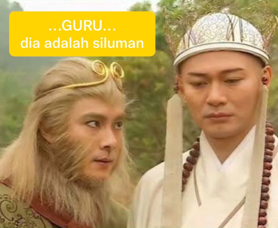 0tk0il's tweet photo. jika ada orang yang tiba tiba baik kepadamu
ingatlah kata kata sun go kong kepada gurunya https://t.co/T0bQUbnATg