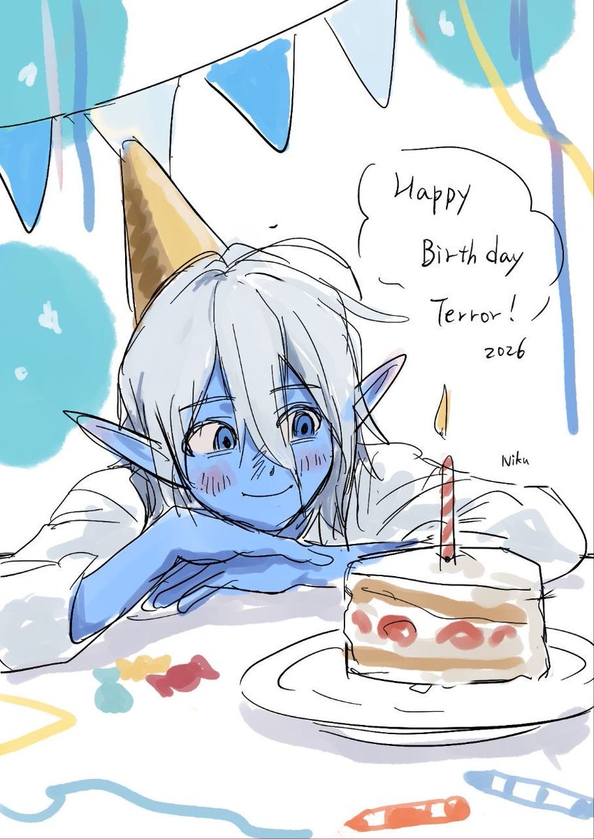 nikuko0's tweet photo. 💙Happy Birthday Terror💙
#thebluehuman https://t.co/E4Bgbi83e8
