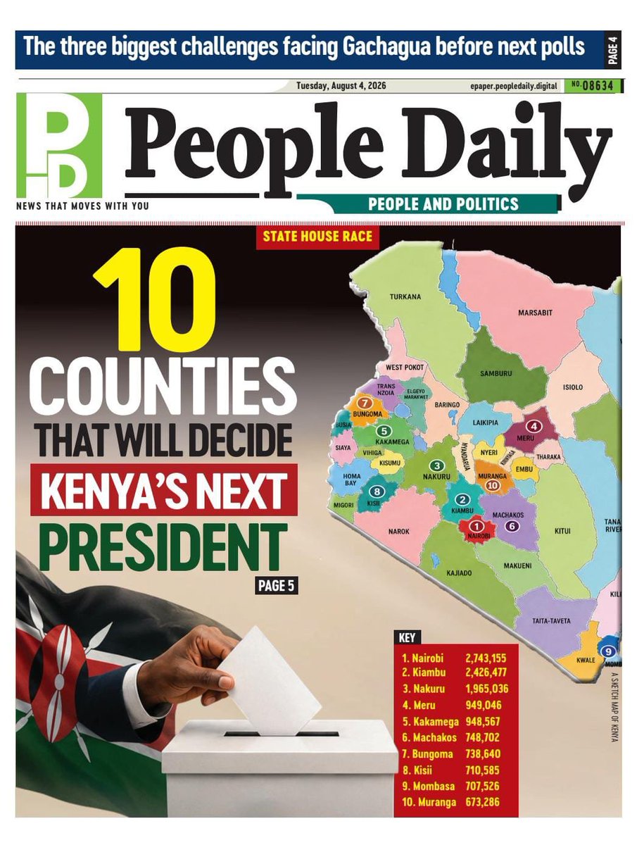 nyanducha's tweet photo. Today's newspaper headlines.
Tuesday, 4th August 2026
Contact #Victorock #Kenya on 0706357055 or info@victorockkenya.com for #Ubibot soil, temperature & humidity IoT #sensors, #Sophos firewalls, #Cisco #Meraki firewalls & switches.
#ePaper #Gazeti #Azimio #Ngilu #Kagucia #Plan https://t.co/UKFy1M4XCm
