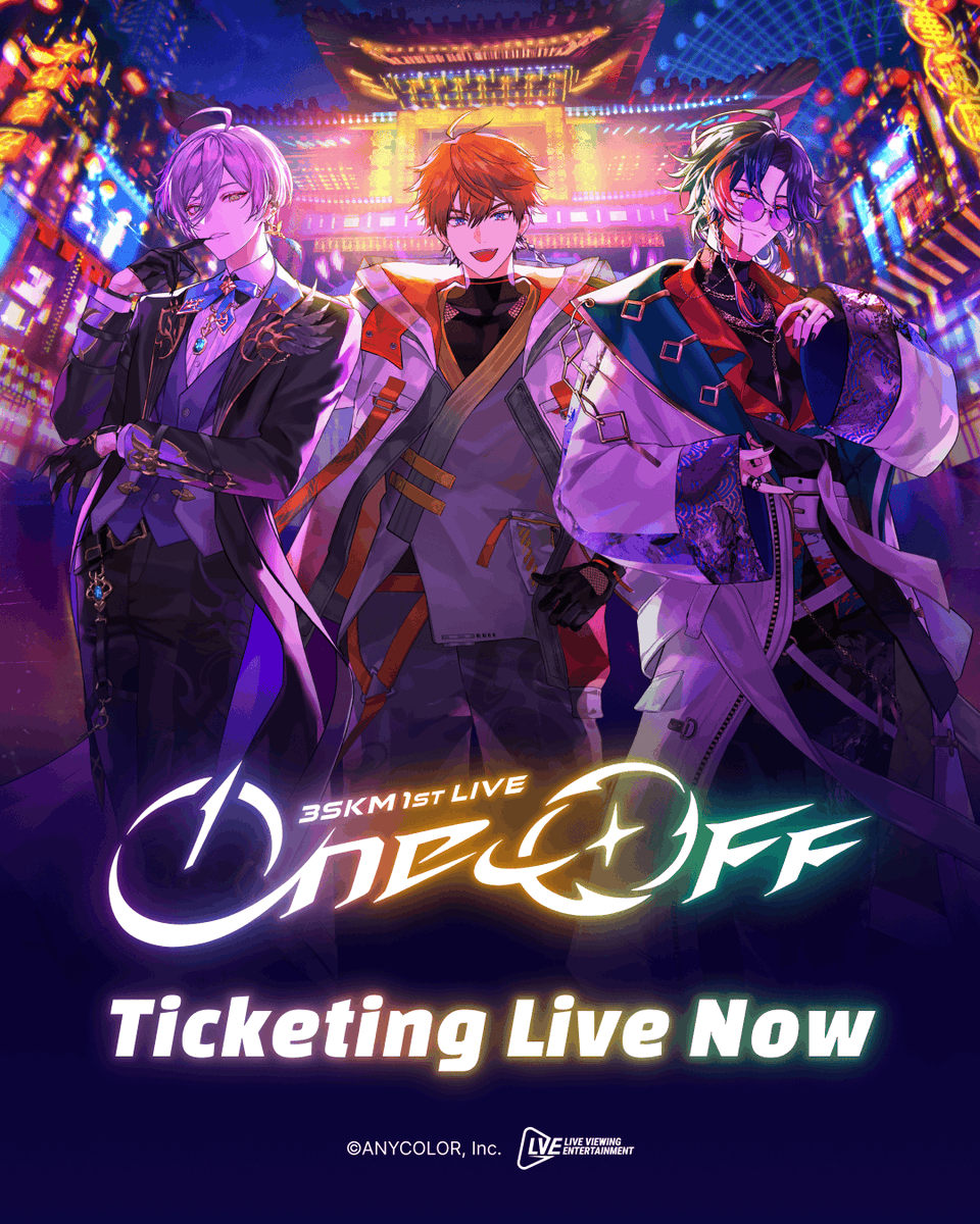 TGVCinemas's tweet photo. Tickets for 3SKM 1st LIVE "One-Off" Live Viewing are now on sale! It’s time to secure your seat 🔥🎤

Witness Kitami Yusei, Kaisei, and Sakaki Ness take the stage for their highly anticipated first live concert and experience this milestone together with fans on the big screen!

📅 23 August 2026 (Sun) | 17:00 (MYT)

Even better, every fan will receive an EXCLUSIVE giveaway item 🎁 So get your tickets now 🎟️ https://t.co/aIUQopUa88

#CONCERTSatTGV #3SKM #3SKM_1st_LIVE