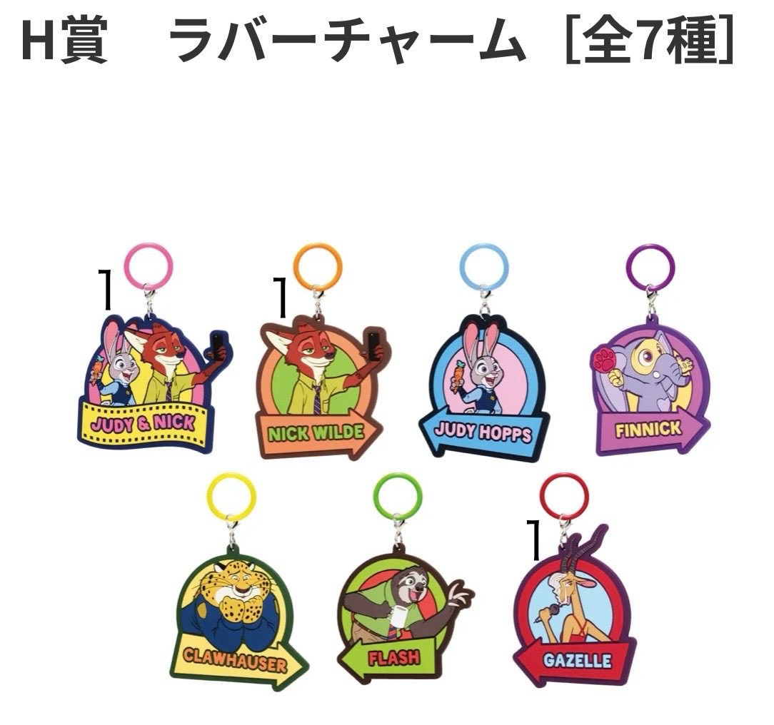 1y9vd's tweet photo. 【ズートピア ハッピーくじ  交換】

✿譲→B賞(パウバート1、ジュディ1) D賞(画像:複数)E賞(画像:複数)G賞(パウバート1)H賞(画像:複数)

✿求→C賞(ジュディ1、フラッシュ1)

※B賞1 とD.E.G.H賞2⇔C賞2での交換が嬉しいです！！ https://t.co/ENH1SlrQXm