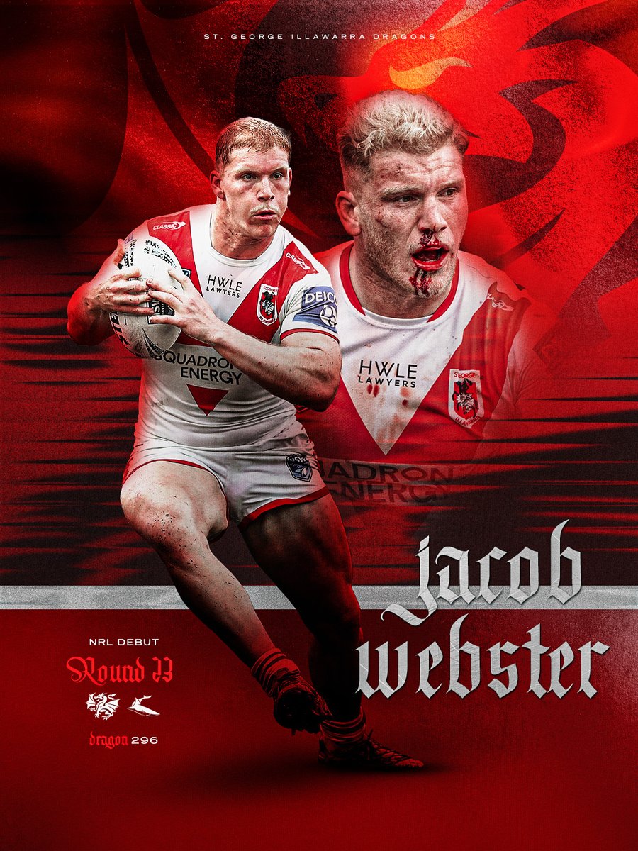 NRL_Dragons's tweet photo. Our newest Dragon ☄️ https://t.co/E7ZKFnaYqT