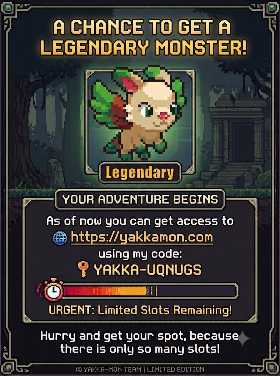 iSPANKzombiez's tweet photo. Are you READY for Yakkamon! 😍🥰😍🥰
Everyone gets access to it now! IM SO EXCITED GUYS I CANT CONTAIN IT!
@Ronin_Network @playyakkamon
#ronin #ronin_network #yakkamon #earlyaccess https://t.co/EdVaZ7bdnI
