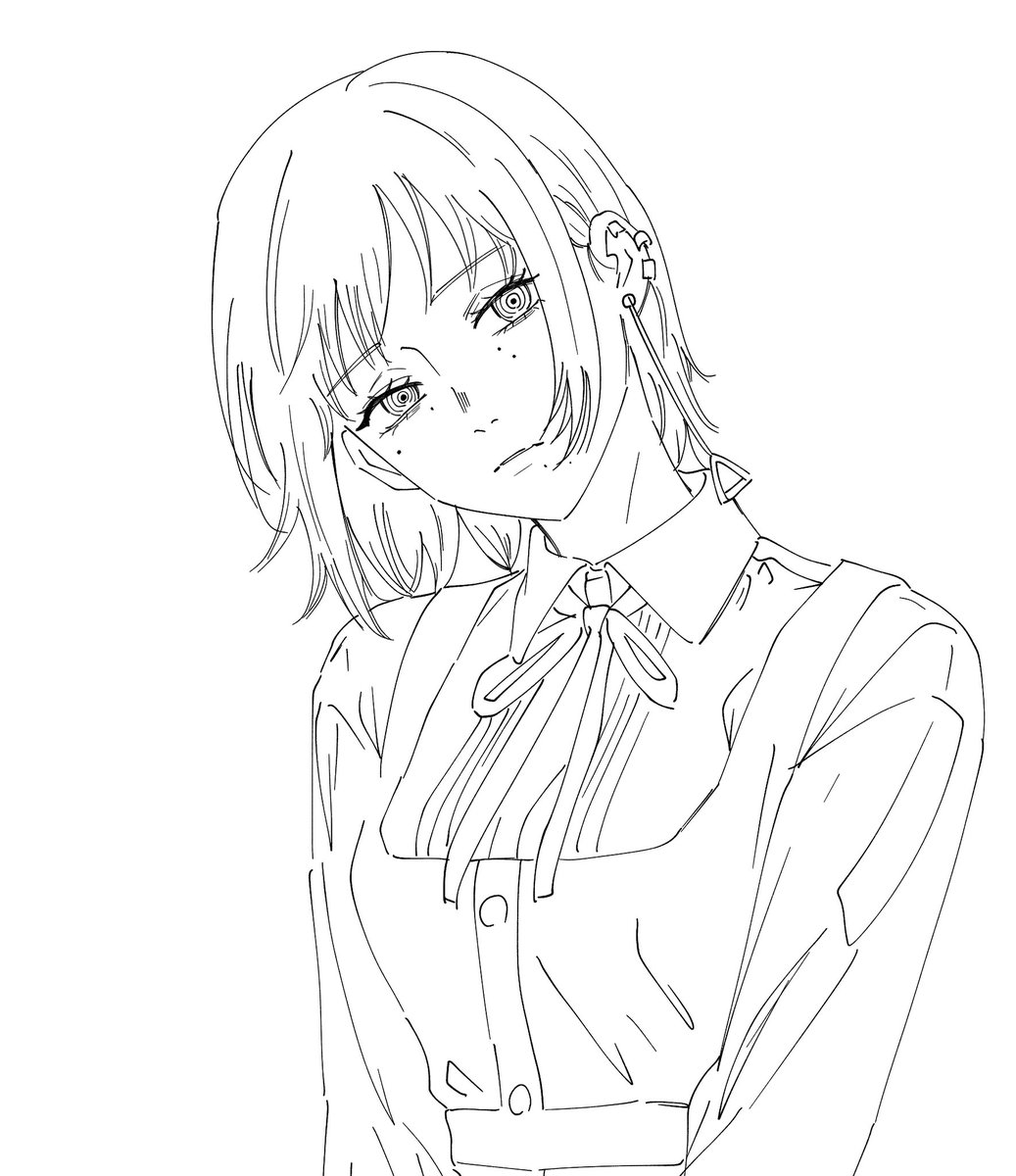 _0ychel's tweet photo. 初描き✌️服装は私の好みです https://t.co/MTH1wgEH0m