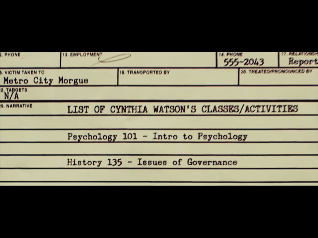 OffYrRadar's tweet photo. List of Cynthia Watson's Classes/Activities
Psychology 101 - Intro to Psychology
History 135 - Issues of Governance
#22JumpSt https://t.co/DGIKVnsTvU