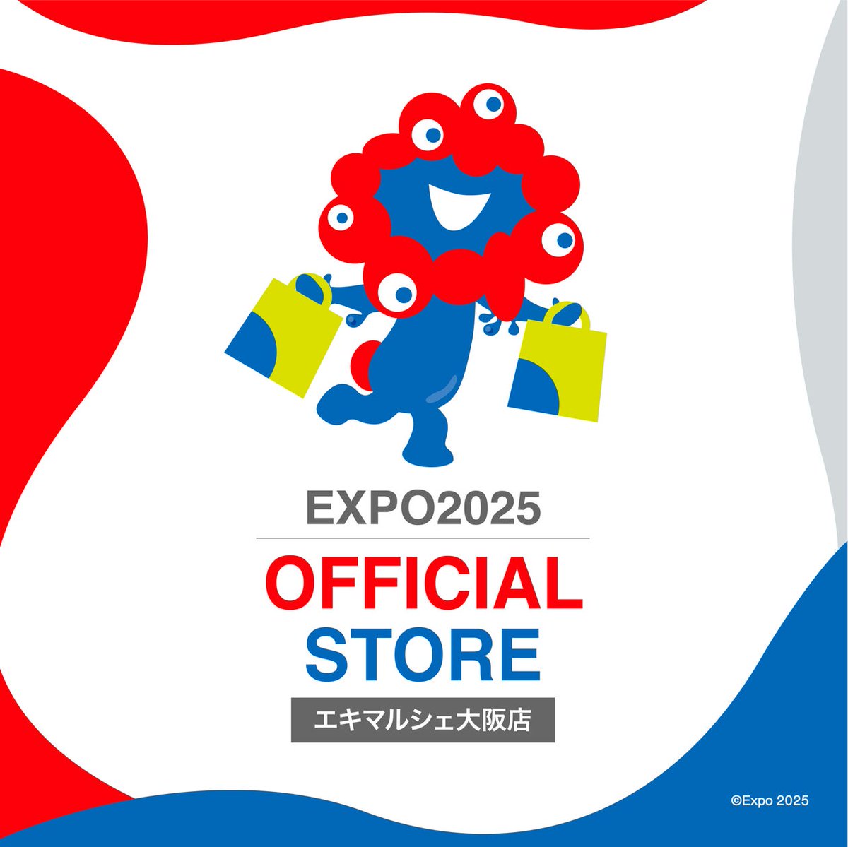 trbt_expo's tweet photo. 【速報】EXPO2025オフィシャルポップアップストア エキマルシェ大阪店、まさかの期間延長！

━━━━━━━━━━━━
🏬 店舗情報
━━━━━━━━━━━━
・店名：EXPO2025オフィシャルポップアップストア エキマルシェ大阪店
・場所：JR大阪駅1階 エキマルシェ大阪改札口外（エキマルシェ大阪内 区画F19番）
・期間：2026年4月21日（火）〜2027年2月28日（日）※期間延長

📅 営業時間
8月17日まで：11:00〜22:00
8月18日から：10:00〜22:00
※営業時間は変更となる場合があります

🏢 運営：株式会社ヘソプロダクション

#ミャクミャク #大阪関西万博
