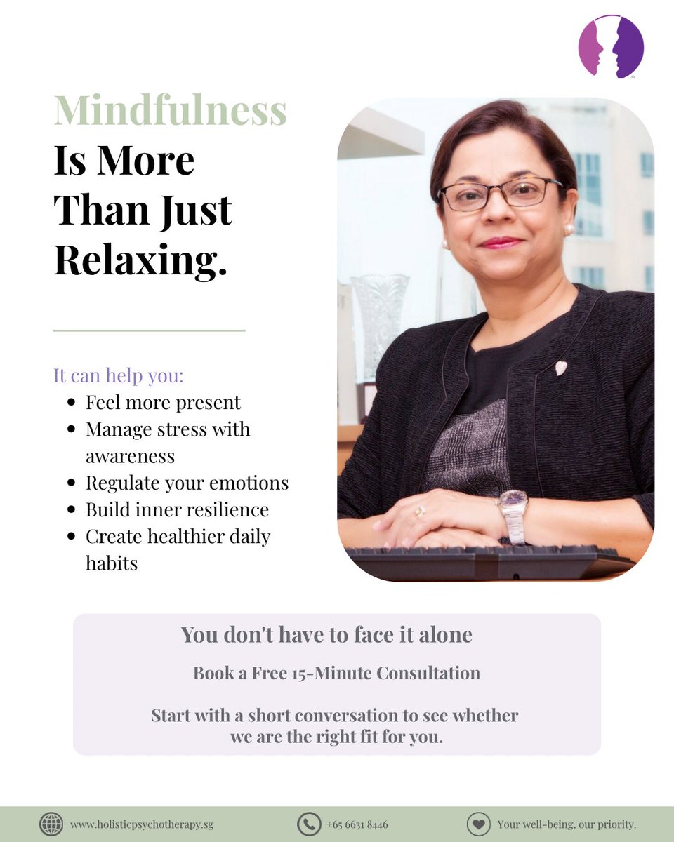 HolisticPsychC's tweet photo. Take a gentle first step towards greater emotional balance.

#Mindfulness #Wellbeing #MentalWellbeing #EmotionalWellness #SelfAwareness #MentalHealthSupport #TherapyWorks https://t.co/I9ln9nSOHB