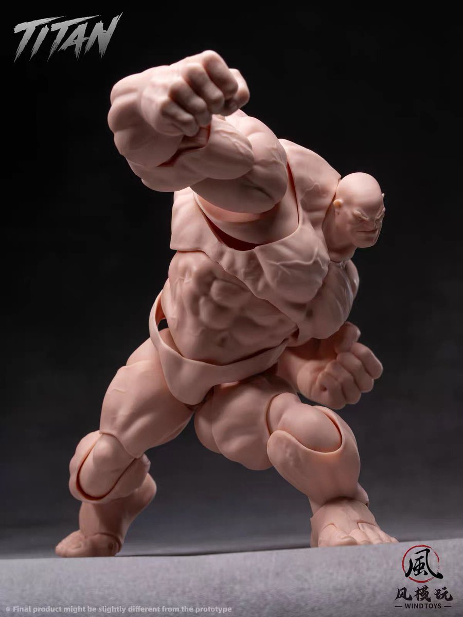UniverseChew's tweet photo. 1/12 Wind toys Titan
Muscle body 19cm/7.5in https://t.co/YAHKhwsace