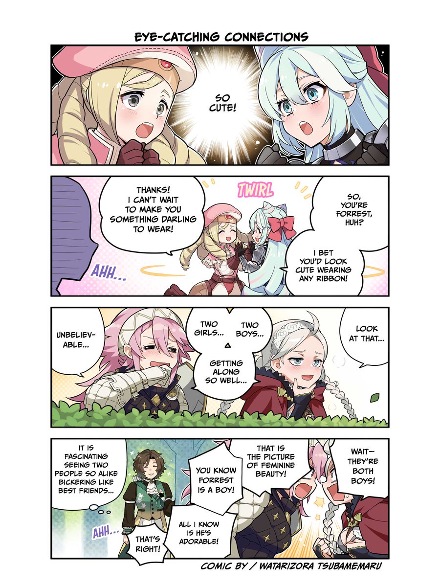 FE_Heroes_EN's tweet photo. The latest installment of A Day in the Life, the #FEHeroes online manga, is now available!

←Read comic right to left https://t.co/exTbldOqBm
