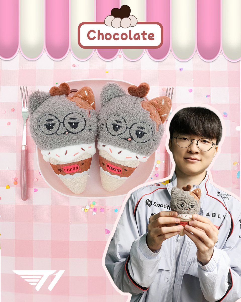 lune_oxo's tweet photo. 您點的甜筒做好囉~!

#Faker #Oner #Doran
©T1電子競技俱樂部 https://t.co/dBXgY8VwOv