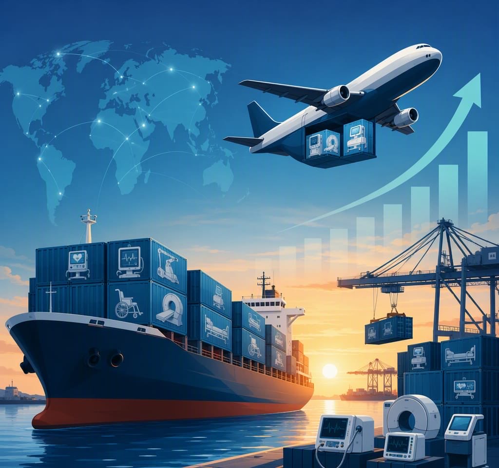 RegXtrakt's tweet photo. India’s MedTech story in 3 numbers:

📈 +88% export growth (FY19–FY25)

🏭 10% → 30% domestic production share

🎯 US$20B export potential by FY30

The opportunity is global. Compliance will decide who wins.
#MedTech #MedicalDevices #MakeInIndia https://t.co/HvutnIaJI5