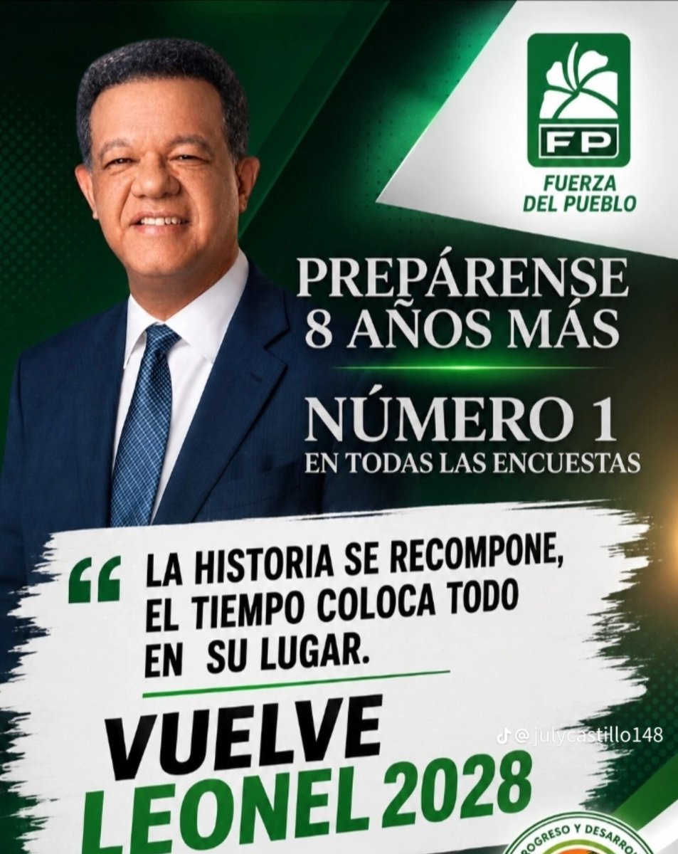 EliannyLF2028's tweet photo. #Leonel2028 Necesidad Nacional #OmarF #ElGringo @FPcomunica https://t.co/i6jyty81J9