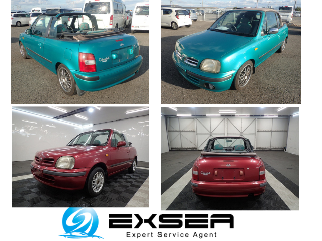 ExseaJP's tweet photo. ✴️ 1998 Nissan March cabriolets available NOW at EXSEA JAPAN.
Aren't they KAWAII ? 
#️⃣ KAWAII is one of those Japanese word you can find in the English dictionary #️⃣  "The Cambridge Dictionary lists "kawaii"as an English entry meaning cute,adorable...❓
Which one  is KAWAII ❓ https://t.co/pq6rZE46wG
