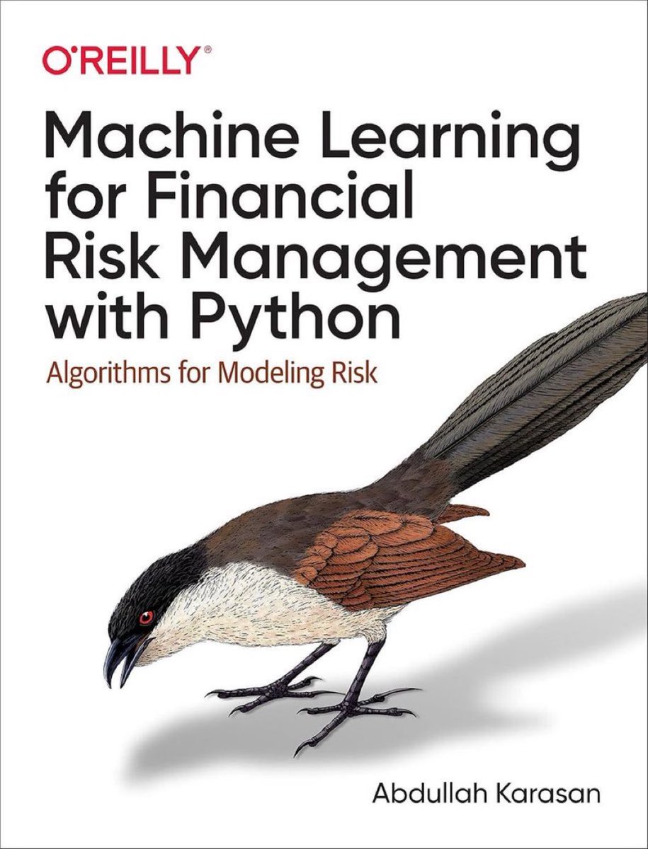 KirkDBorne's tweet photo. Machine Learning for Financial Risk Management with Python — Algorithms for Modeling Risk: https://t.co/oBePOF3nrh https://t.co/Lc628Cvnjl