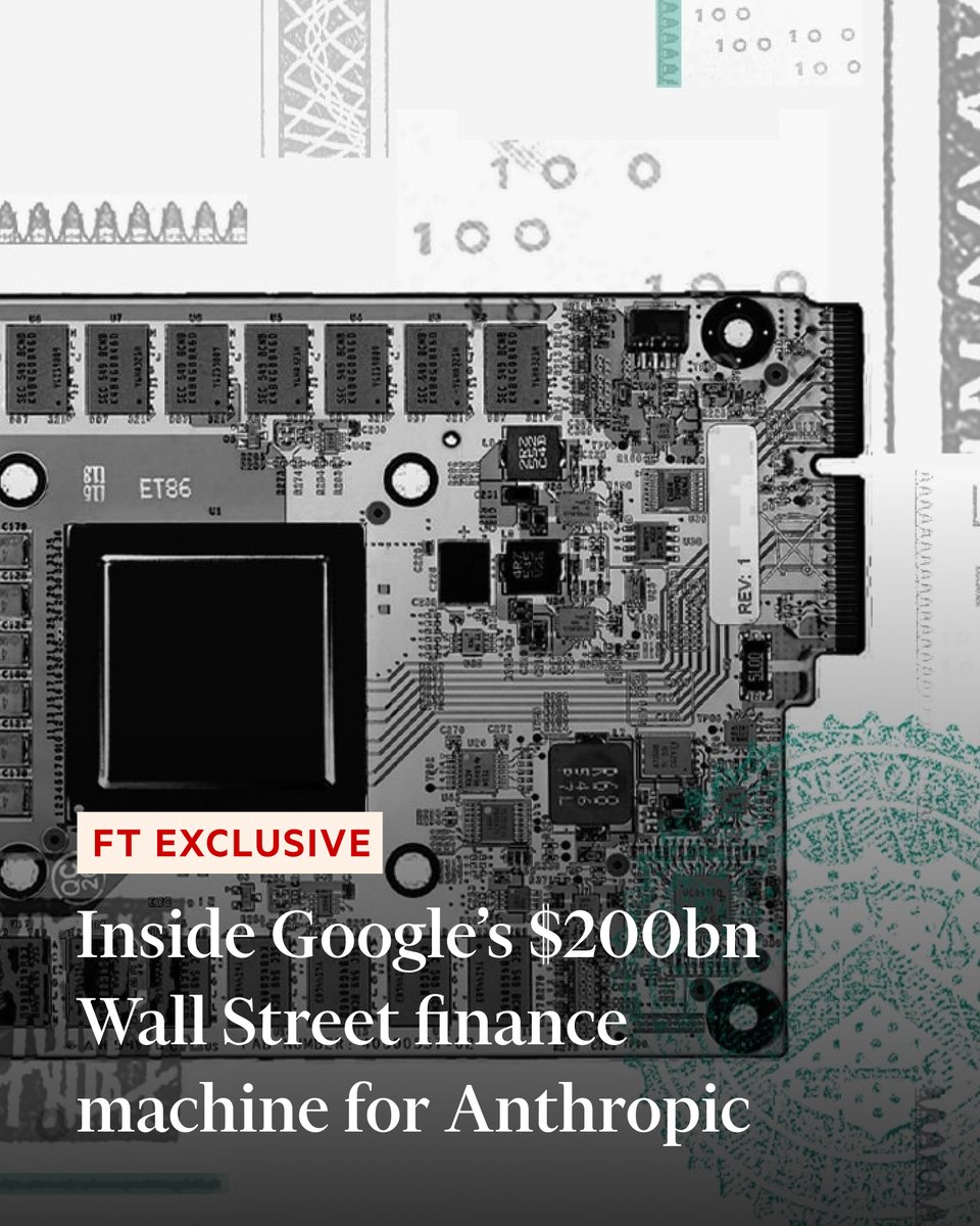 FT's tweet photo. FT Exclusive: How has the Big Tech company assembled one of the largest funding models in history to sell AI chips? https://t.co/5DWR3Uf36P https://t.co/2HYA0Umrx4