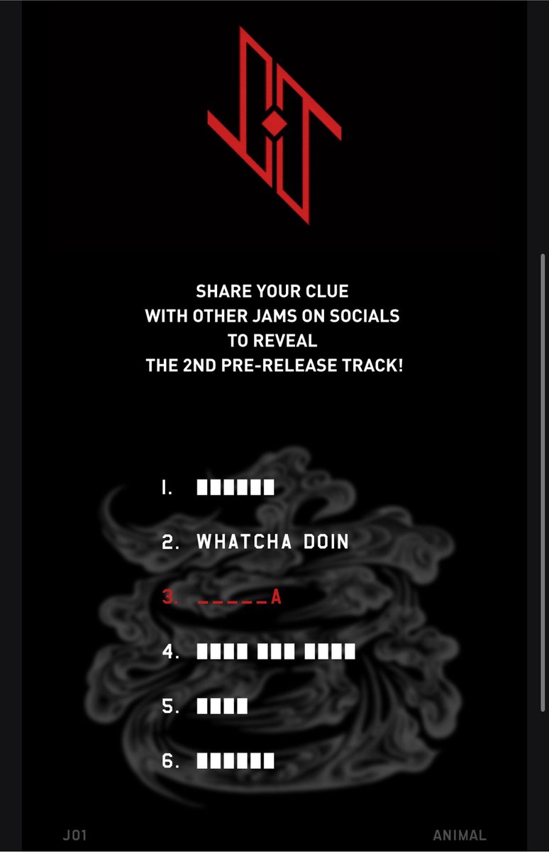 JAMZjli's tweet photo. It’s official, 2nd pre release track is sakura #JO1 #animal https://t.co/YOtfHYnluk