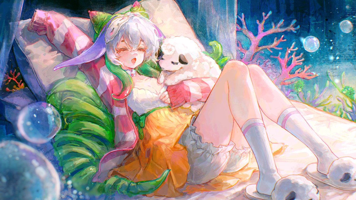 dewtrium's tweet photo. Nap time for the leaf sheep sea slug💤
@Smoremew #smores26 https://t.co/voQA5Mo09e