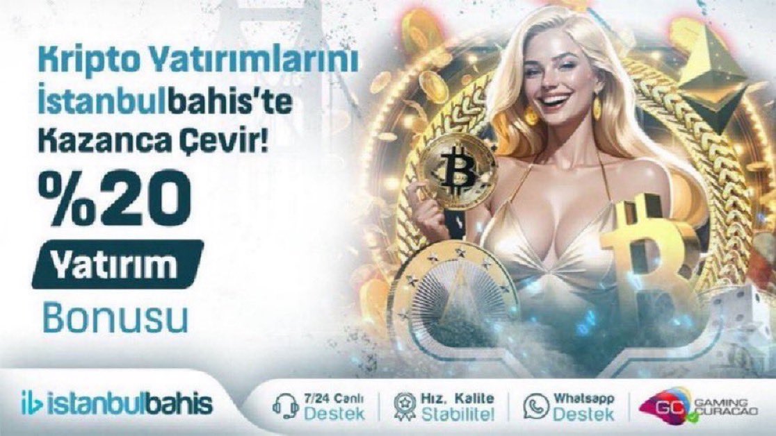 istanbul_bhs's tweet photo. 🏆 #İstanbulBahis'te Bonusların Sonu Gelmiyor ‼️

✨ Kripto Yatırımlarını İstanbulBahis'te Kazanca Çevir 📢

📌%20 Yatırım Bonusu İle Oyun Keyfini Katla ⭐️

✨Üstelik Kayıp Bonusun da Aktif ⭐️

🎯 Kazanmak için neyi bekliyorsun ? https://t.co/xyq2JPBVRh 👊 https://t.co/dGrMTFusyH