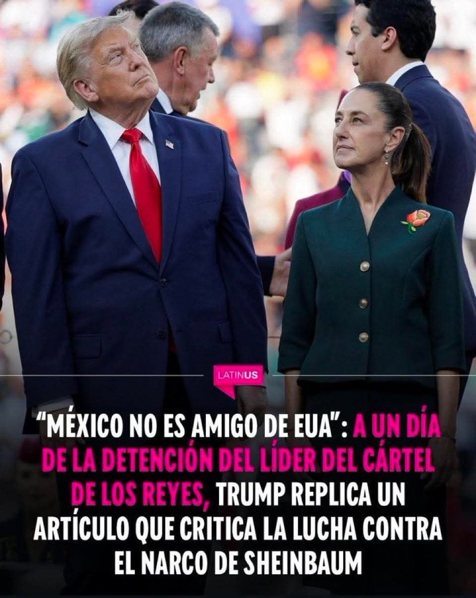 ManuelVegaMX's tweet photo. "México no es amigo de Estados Unidos"

Dice Trump...

Tiene toda la razón..

El gobierno de @Claudiashein es amigo de los NARCOS.

Tienen hasta un NARC0 Partido que se llama Morena.

Y también tienen diputados, senadores y gobernadores y un expresidente escondido en Palenque.
. https://t.co/6hQnLgWybE