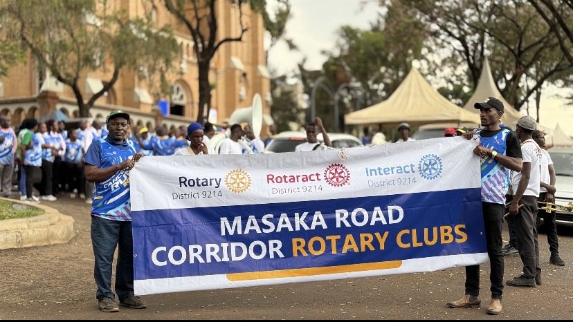 UgRotaryCancerP's tweet photo. The Masaka Corridor Rotary , Rotaract and Interact Clubs have officially confirmed their participation in the #CancerRunUg26 under the theme: #GgwangaMujje, due 30th August 2026.   

Join us too as we make a difference in the lives of those battling with ♋️ by registering using the link: https://t.co/pUEmJJooYN to secure your running kit. #RotaryEyamba