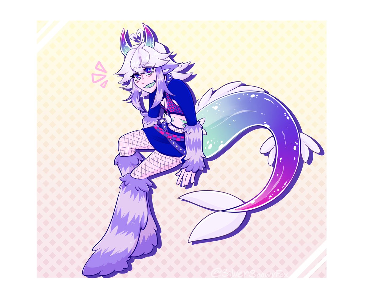 SilverSnowyFox's tweet photo. Attack 10 

I love these colors so muchhh

Oc belongs to:
@__LoveBitez__ 

#ArtFight #ArtFight2026 #ArtfightAttack 
7/?? https://t.co/ngdZgsTPgl