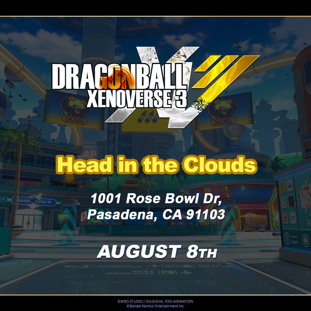 BandaiNamcoUS's tweet photo. On your way to @hitcfestival?

Make sure to check out the DRAGON BALL XENOVERSE 3 Road Tour on August 8th! Play the demo and get free merch!

Learn more: https://t.co/lNJDpmCOC0 https://t.co/xewYFk89Fp