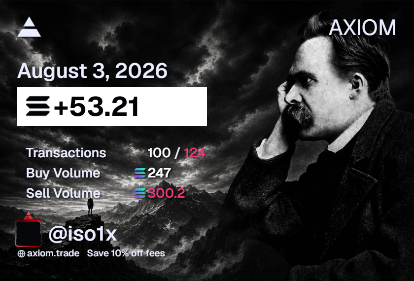 iso1000x's tweet photo. every single day should be a 500 sol day

if you can't reach that, you are making mistakes that you need to go back and fix

i will be vodding my 16 hour trading sesh tonight before i go to sleep and wake up tomorrow https://t.co/VtN0PFjyAs