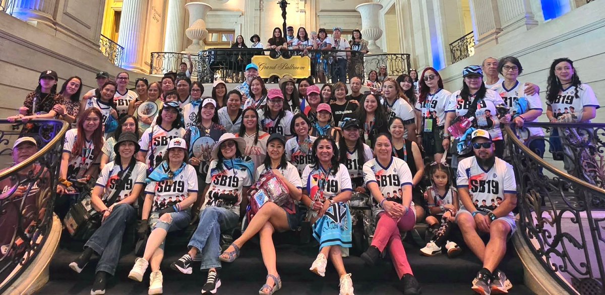 thisgirlemily's tweet photo. Life of an A'TIN:
@SB19SBLinkUSA Lollapalooza Edition

What a ride 😰

It started way before @SB19Official formally announce their Lollapalooza debut. Our group  already decided  to do a drone show but between permit requirements, airspace schedule restrictions, and the cost  (Navy Pier alone charges $110k rental for their space 😳) it wasn’t feasible. 

While we were disappointed, we brainstormed and thought  let’s choose which one these should we do : aerial banner? LED mobile billboard? free pedicab rides?promotional T-shirts?

And before you know it , we decided to do all four 😱

Now you’d  think the aerial banner would be the hardest surprisingly , it was the easiest.

The real headache?
The T-shirts 😵‍💫

From creating the design, finding the right supplier, worrying about production, shipping and tariff, and making sure hundred plus shirt got distributed, it was a test to  every ounce of one’s patience 😖

Then finally came Lollapalooza 

Seeing  our group wearing them and the impact it created made every stressful moment worth it. Those shirts became walking billboards, introducing so many casuals to the boys and directing  them to Allianz stage . 

Now let’s talk about the heat 🥵 It was so hellishly hot that I had the mother of all migraines and since I suffer from heat urticaria, it feels like a gazillion needles are pricking my skin 😖

On my previous post which I shared my nightmarish flight, it almost felt that the universe was making sure that this adventure had one last  plot twist 😵‍💫
Since to top it all off, my flight  back to Los Angeles was also a nightmare 😖  3 flight delays and 4 gate changes 😩 

But would I do it all over again?

In a heartbeat (hmmm maybe not right away 🤪)

Because seeing SB19 on the Lollapalooza stage, watching casuals vibing to their music, and with  ATIN coming together from all over the world reminded me exactly why we do this.

The cancelled and delayed flights, the stress, the sleepless nights , they’re temporary.

But the memories , meeting your online A’tin  friends and making new ones, and most importantly the impact we made for SB19 will last forever.

None of this would've happened without our incredible SBL USA
team, our A’tin volunteers, and every donor (for the free pedicab project ). My heartfelt gratitude to all of you 💙 

So here’s  to dreaming bigger and making even more noise for our GOATs! 
Cheers 🥂