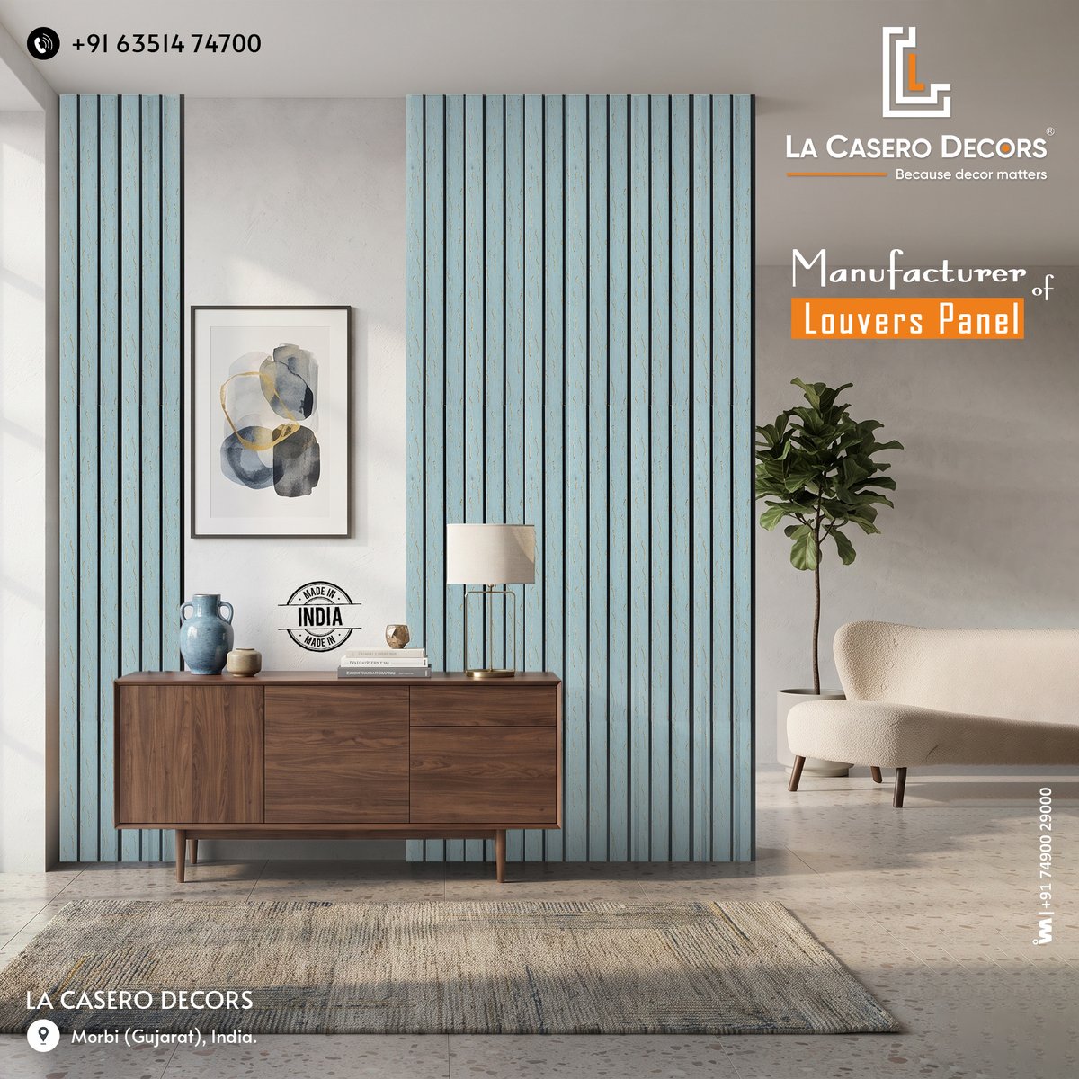 ibais_wooden's tweet photo. LA CASERO DECORS (MORBI)

For enquiry via WhatsApp click:
https://t.co/VE3DzmIwoz

Mr. Jill Bhalodiya: +91 6351474700
#LaCaseroDecors #LaCasero #LouversPanel #walllouvers #walldecor #WallPanels #LouversManufacturer #InteriorDesignIndia #MadeInIndia #HomeDecor
.
@ibais_wooden https://t.co/EwyYzcIYKh