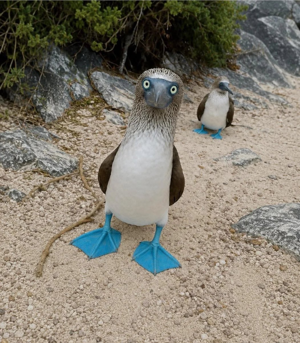 Hana_b30's tweet photo. The blue footed booby proves
nature has a sense of humor.

📸 Antonio Busiello https://t.co/FhSkivIktg