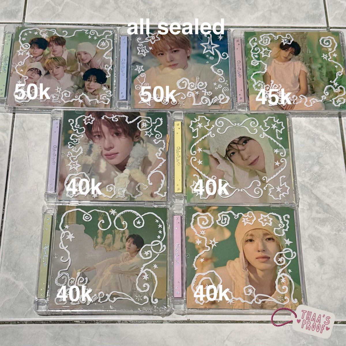 jieslovr's tweet photo. !!  REPRICE  !!
wts jewel ode to love sealed
- price inc pack exc adm
- rd ina, dom jkt
t. wtb case album package otl grup group sion riku yushi jaehee ryo sakuya anteros eros only https://t.co/Hvc2wSRVES