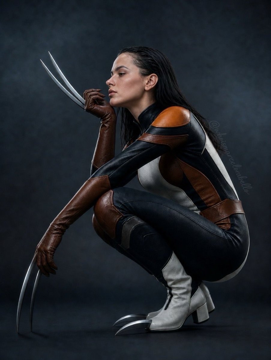 whoismarcelorab's tweet photo. It looks like Marvel Studios’ X-Men may be bringing Dafne Keen back as the team’s new Wolverine! Meanwhile, Hugh Jackman could stick around as an ‘Old Man Logan’. 👀🔥

#DafneKeen #LauraKinney #Wolverine #HughJackman #OldManLogan #XMen #MarvelStudios #MCU #MutantSaga https://t.co/SwajivOR2l