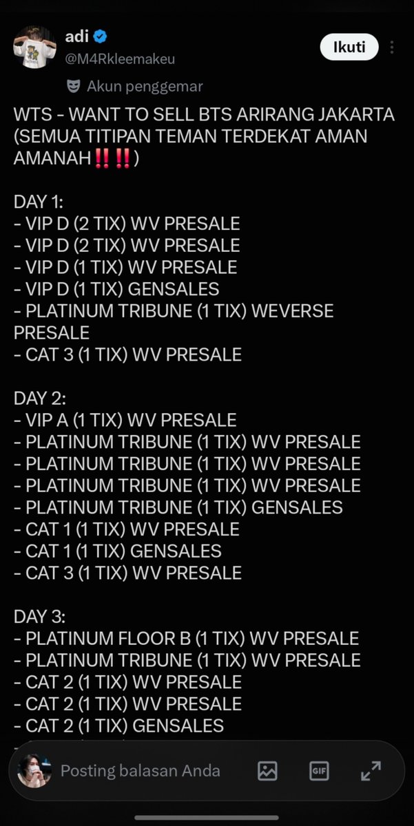 rkiveforlive's tweet photo. Jangan ada yang mau beli di dia plis, mau titipan kek, mau beneran nimbun kek. Kalian liat dia jual berapa, vip nembus 8,8jt, orgil. https://t.co/P7mAuh9yMs