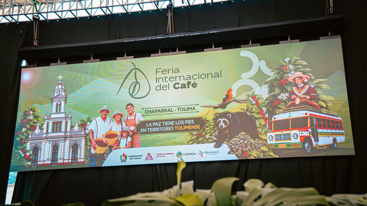 JanethSabogalRC's tweet photo. Hoy vivimos el gran lanzamiento de la Feria Internacional del Café, y no podemos sentirnos más honrados de que nuestra casa, Chaparral, sea la sede de este gran encuentro. Es la oportunidad perfecta para mostrarle al país y al mundo entero la inmensa riqueza de nuestra tierra.🍃 https://t.co/EF000BsXEV