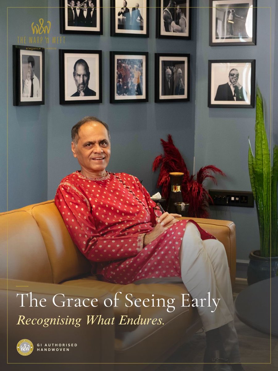 thewarpnweft's tweet photo. In His Conviction. Woven Into Us. @RameshDamaniBot and his belief &amp; love for fine #artisanal #indiantextiles since his college days. With @SagrikaDinkar #myhandloommypride #nationalhandloomday @TexMinIndia @dchandlooms01 @narendramodi https://t.co/8gzHRDmrzr