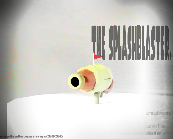 CephaloCarnagee's tweet photo. "Well, squid kids have to defend themselves somehow."  

Presenting to y’all, the "Splash Blaster" 

Model made by: @Therealblitz87
#splatoon #cephalocarnage #roblox #asym #robloxdev #fangame https://t.co/AuNsclhBKO