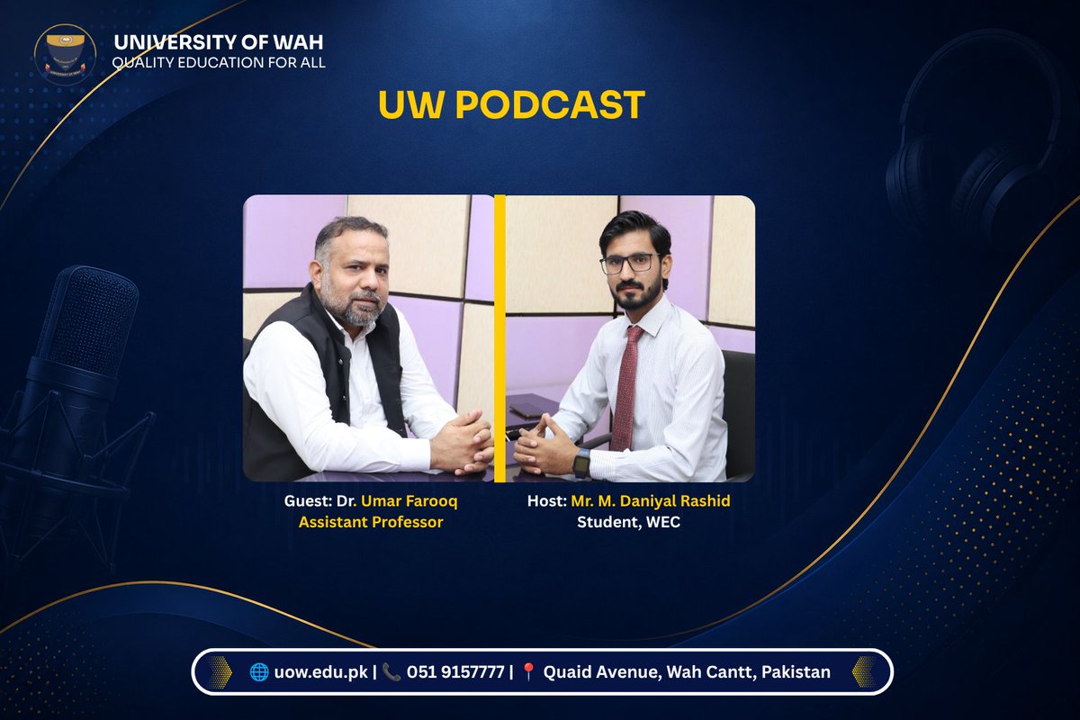 UOWOfficial's tweet photo. ๐๐จ๐๐ญ๐ฐ๐๐ซ๐ ๐๐ง๐ ๐ข๐ง๐๐๐ซ๐ข๐ง๐ : ๐ ๐๐๐ซ๐๐๐ซ ๐๐จ๐ซ ๐ญ๐ก๐ ๐
๐ฎ๐ญ๐ฎ๐ซ๐
#UniversityOfWah #WahEngineeringCollege #SoftwareEngineering #Admissions2026 #FutureInTech #ArtificialIntelligence #TechCareers #EngineeringEducation #Podcast #StudyAtUW https://t.co/zpYCD9kvtx