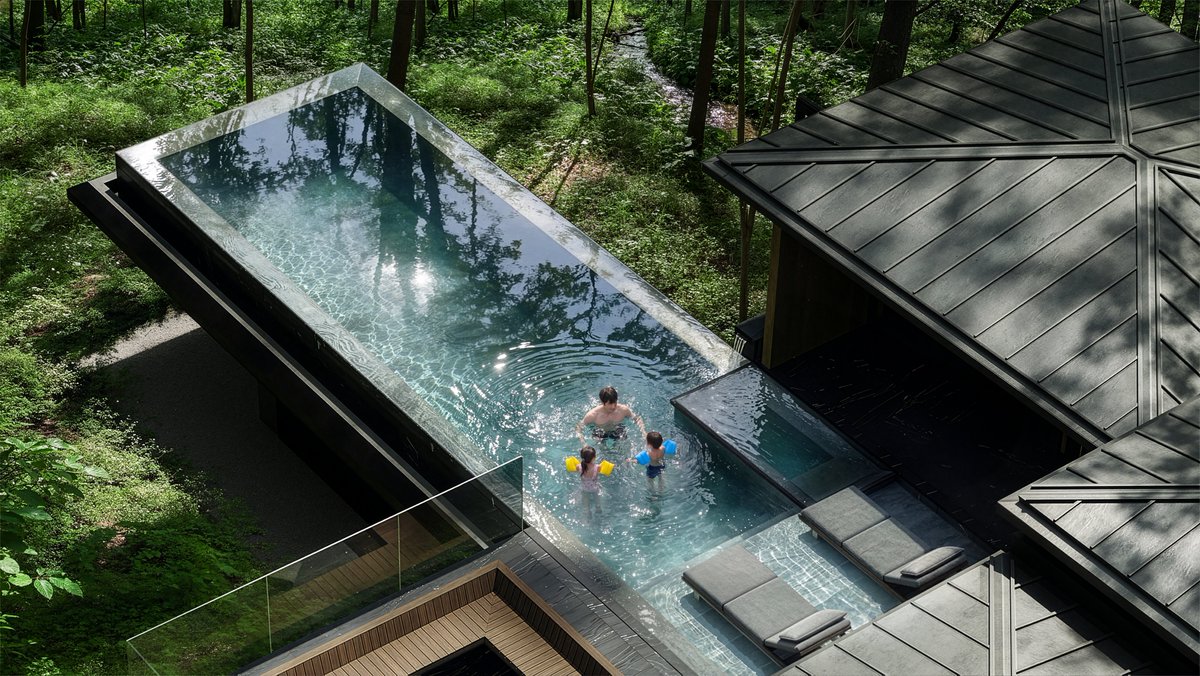 notahotel_inc's tweet photo. NOT A HOTEL KITAKARUIZAWA IRORI 2.0

NOT A HOTEL KITAKARUIZAWAのフラッグシップ「IRORI」を大幅にアップデートした「IRORI 2.0」。
新たに計画されたインフィニティープールが森の中へと伸びやかに溶け込み、滞在に一層の開放感と豊かさをもたらします。

https://t.co/Ufra1v3BiW https://t.co/Fo0CHqoqTt