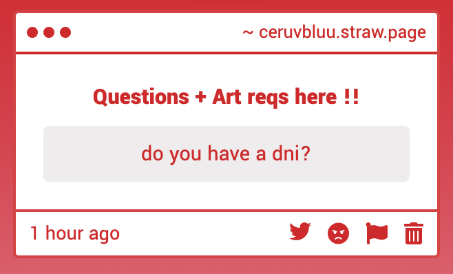 ceruvbluu's tweet photo. Hi! I don't have a DNI, but if I feel uncomfortable with a person for any reason I may just refrain from becoming mutuals or interacting back with them https://t.co/QT7sfOxYV9