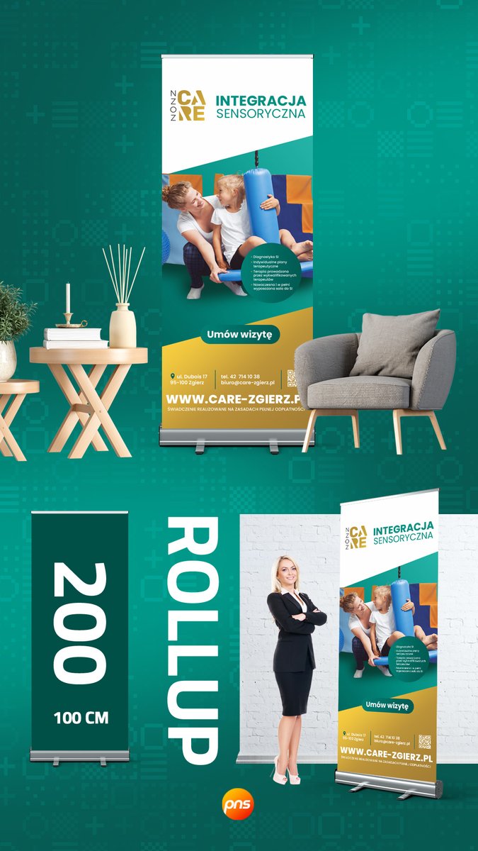 grupapns's tweet photo. Projekt graficzny rollup’a 200 x 100 cm z ofertę terapii Integracji Sensorycznej
Zamawiający zlecił nam wykonanie kompletu materiałów promujących  ofertę terapii z zakresu Integracji Sensorycznej dla dzieci,  realizowanych w placówce medycznej.
https://t.co/yvo1pGbZWb https://t.co/TZqpMusG7K